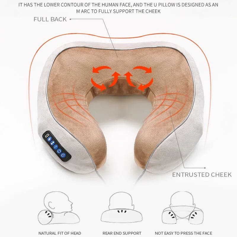 Serenity Plus: Portable Neck Massager Pillow